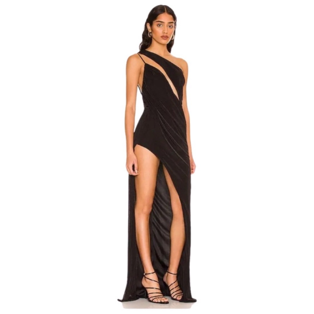 (SOLD) Katie May A Cut Above Gown in Black - Picture 2 of 10